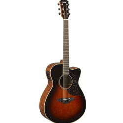 AC1M TBS Yamaha AC1M Concert Cutaway Acoustic-electric Guitar - Tobacco Brown Sunburst